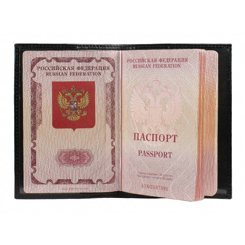 Обложка для паспорта 0-265 FM черный