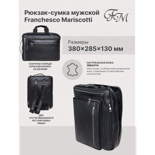 Рюкзак-сумка мужской 2-1024кFM1